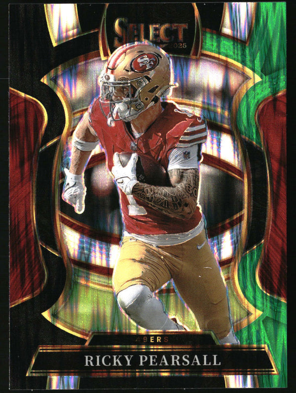 Ricky Pearsall 2025 Panini Select #16 Black and Green Prizm Shock