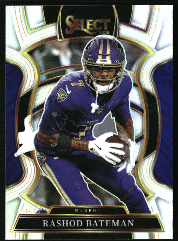 Rashod Bateman 2025 Panini Select #62 Silver Prizm