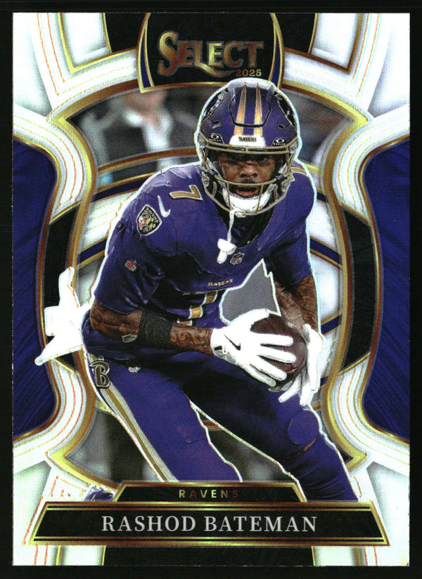 Rashod Bateman 2025 Panini Select #62 Silver Prizm