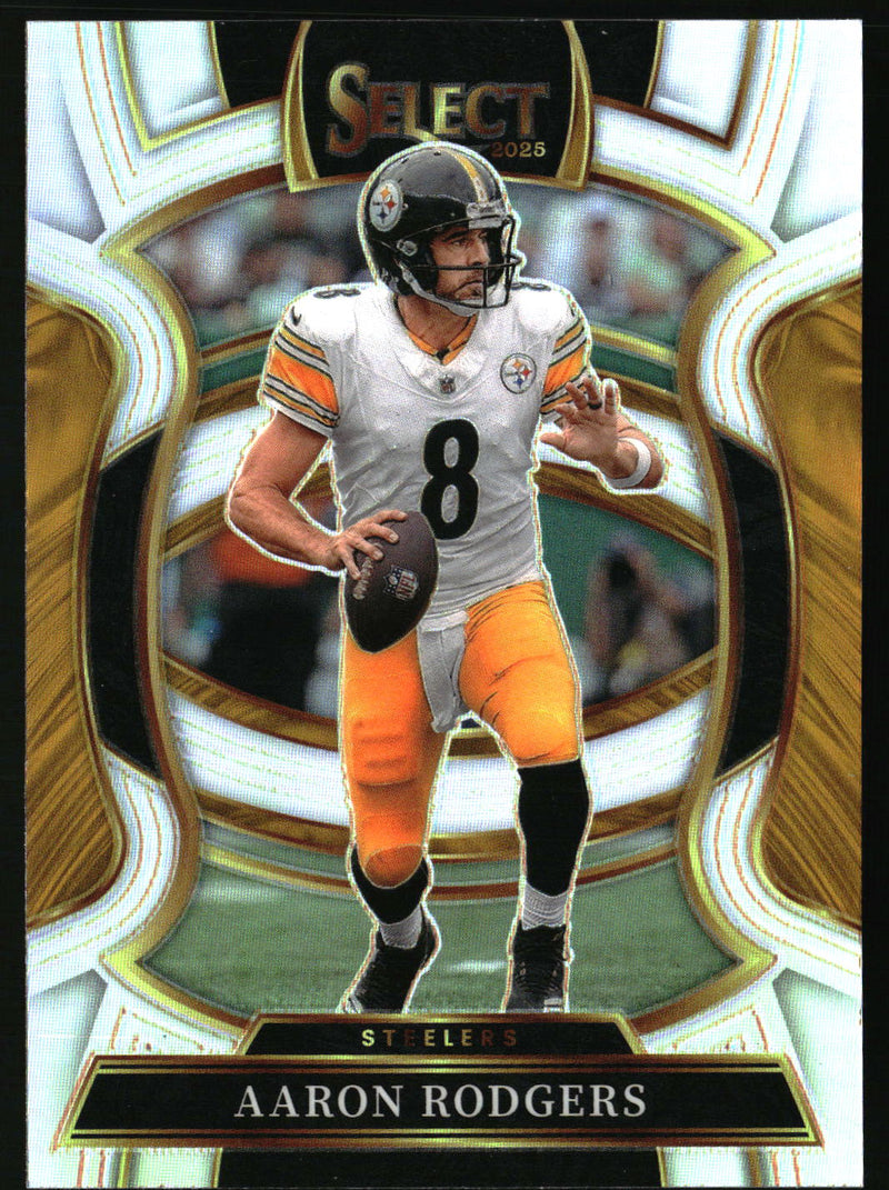 Aaron Rodgers 2025 Panini Select #51 Silver Prizm