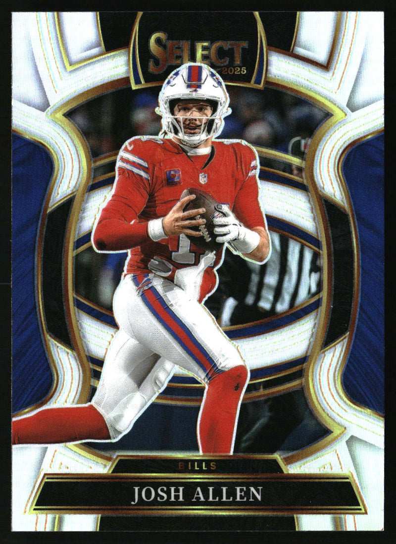 Josh Allen 2025 Panini Select #86 Silver Prizm