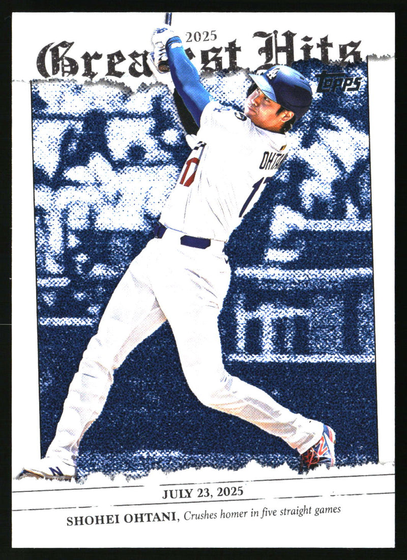 Shohei Ohtani 2026 Topps #GH-17 2025 Greatest Hits