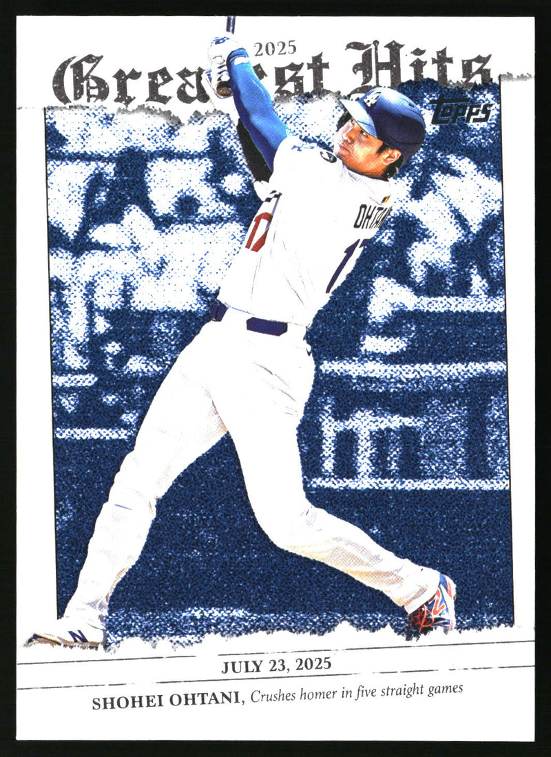 Shohei Ohtani 2026 Topps #GH-17 2025 Greatest Hits