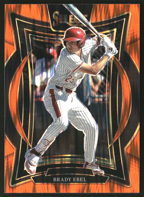 Brady Ebel 2025 Panini Select #22 Silver Prizms