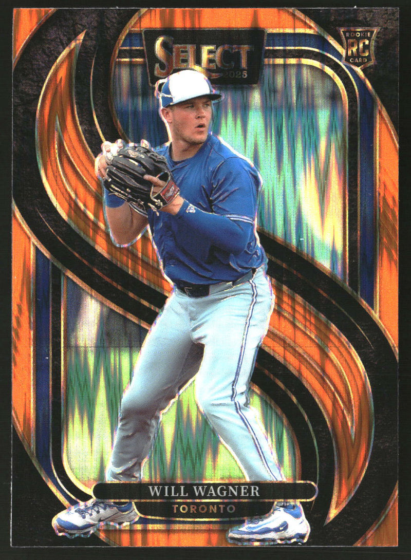 Will Wagner 2025 Panini Select #111 Orange Flash Prizms