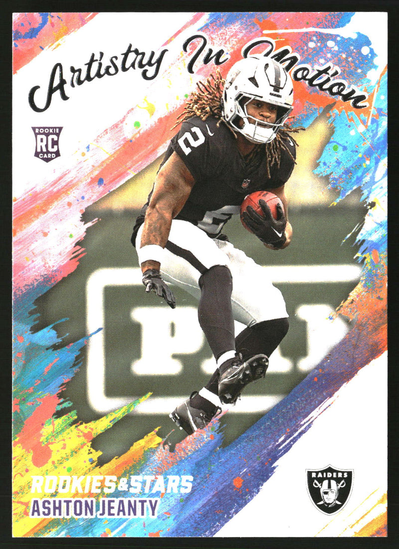Ashton Jeanty 2025 Panini Rookies & Stars #10 Artistry in Motion