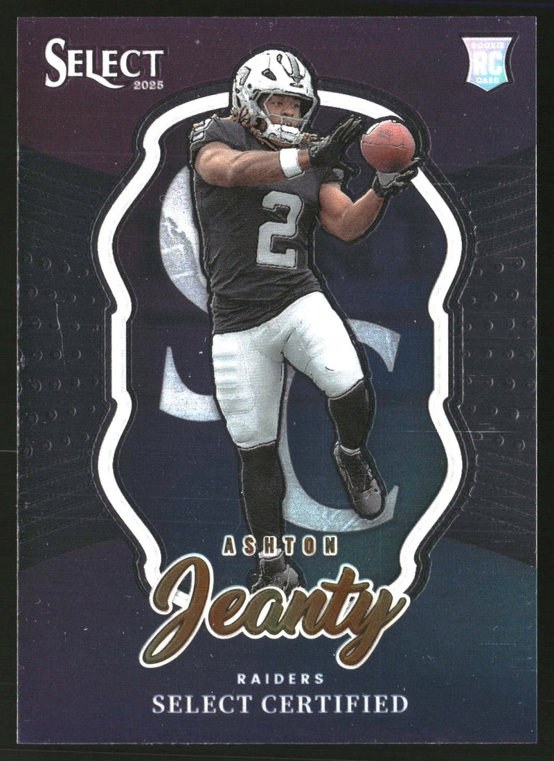 Ashton Jeanty 2025 Panini Select #4 Select Certified Rookies RC
