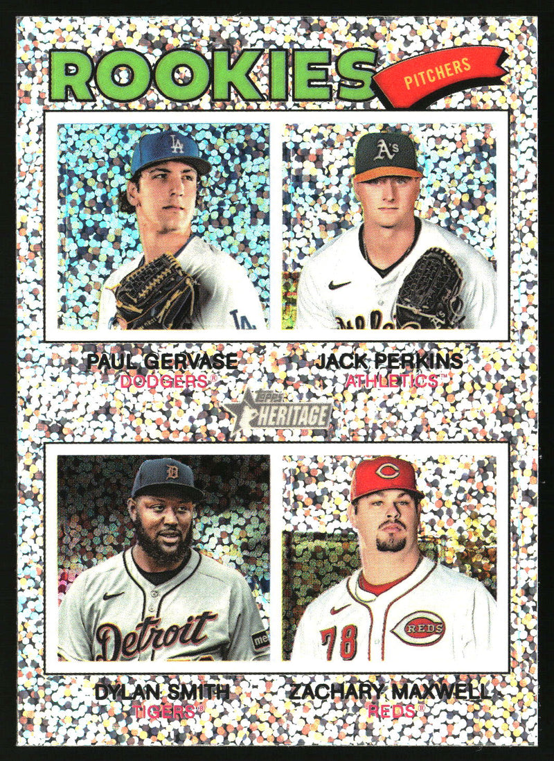 2026 Rookie Pitchers 2026 Topps Heritage #375 Chrome Silver Sparkle Refractors