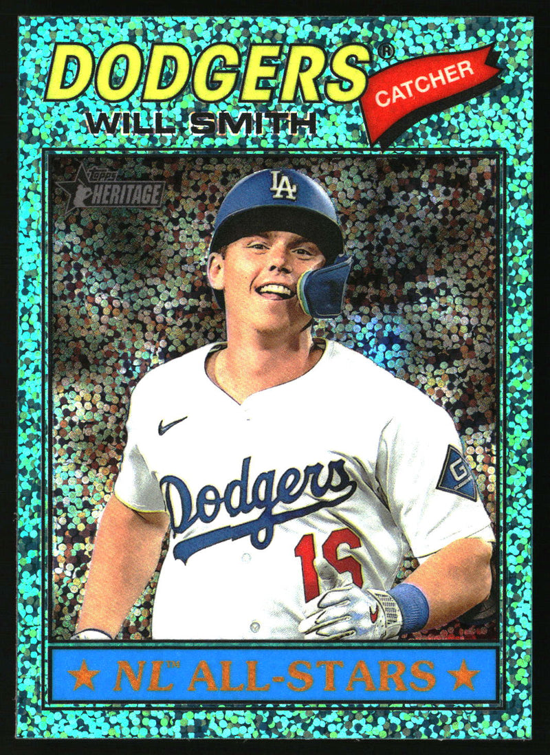 Will Smith 2026 Topps Heritage #282 Chrome Aqua Sparkle Refractors
