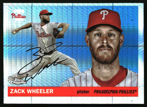 Zack Wheeler 2025 Topps Chrome Platinum #120 Prism Refractors