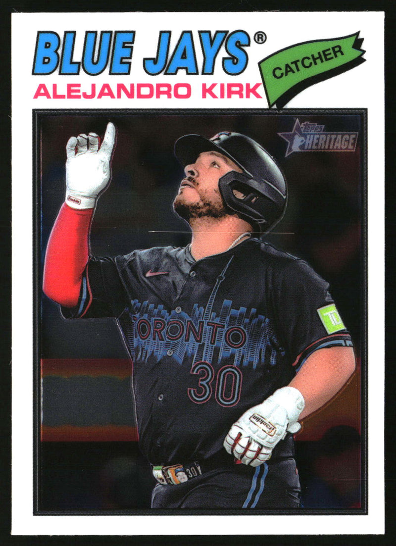 Alejandro Kirk 2026 Topps Heritage #341 Chrome