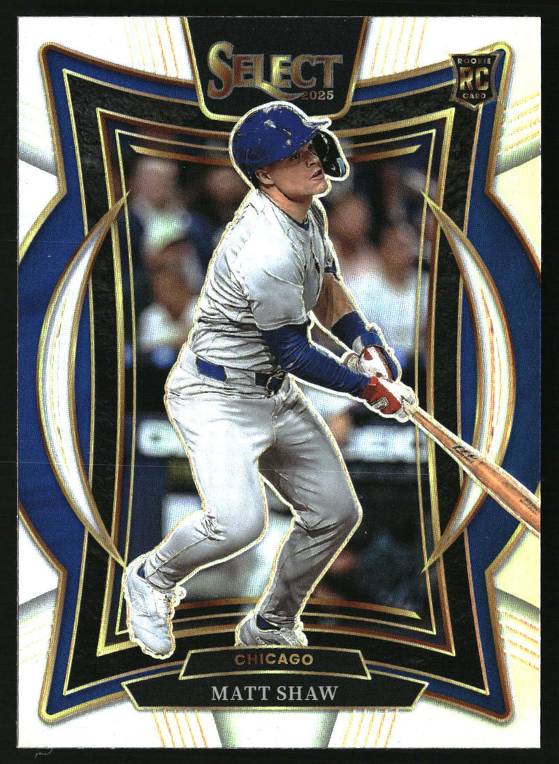 Matt Shaw 2025 Panini Select #34 Silver Prizms