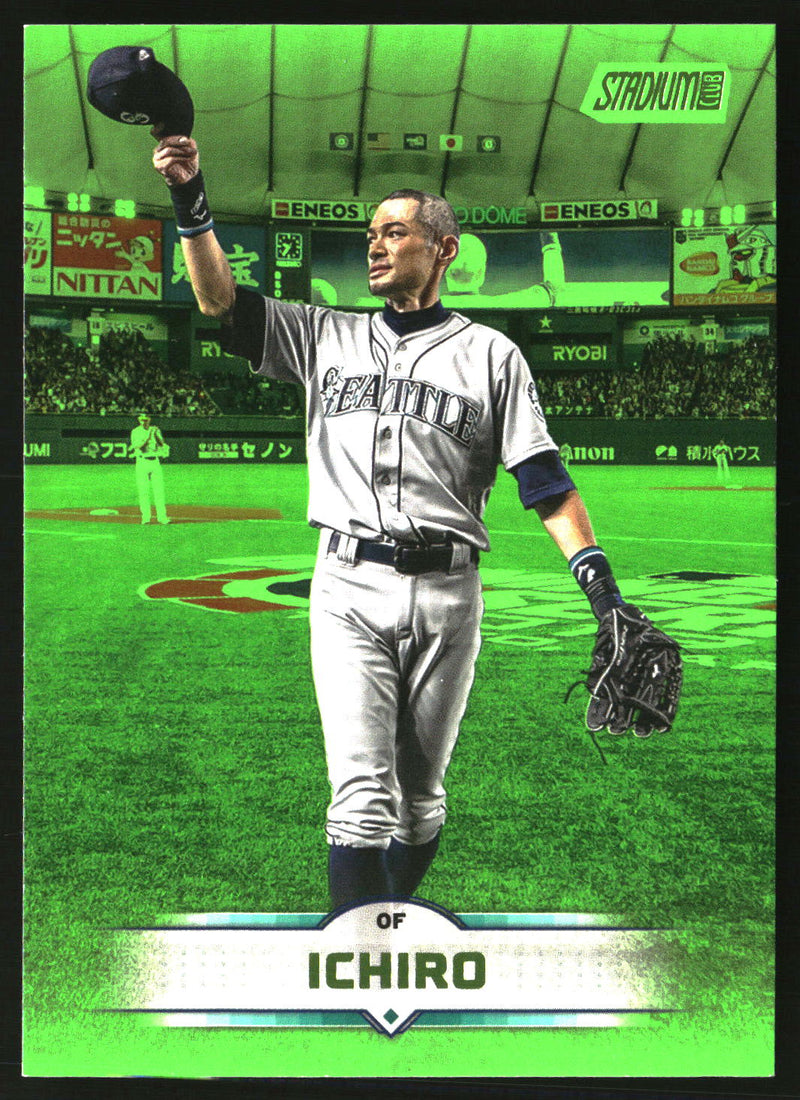 Ichiro 2025 Stadium Club #182 Lime Green