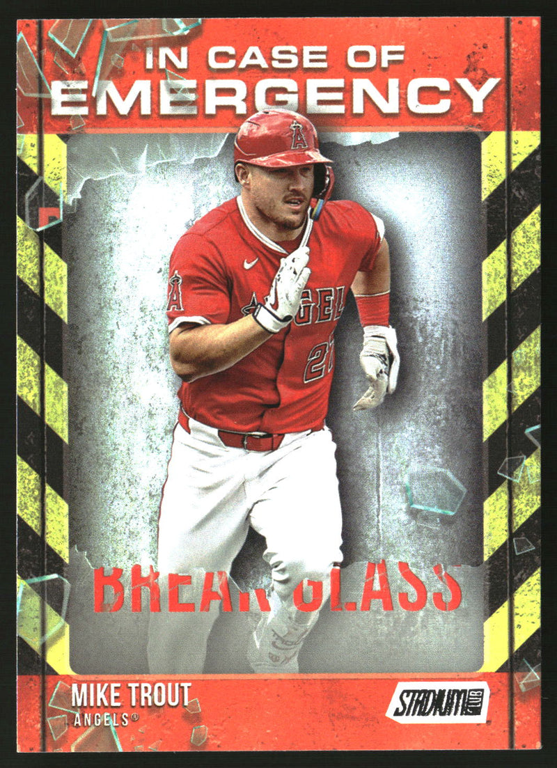 Mike Trout 2025 Stadium Club #ICE-25 In Case of Emergency