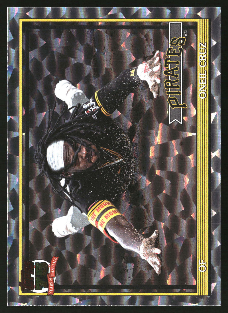 Oneil Cruz 2026 Topps #T91-14 1991 Baseball 35th Anniversary Crackle Foil