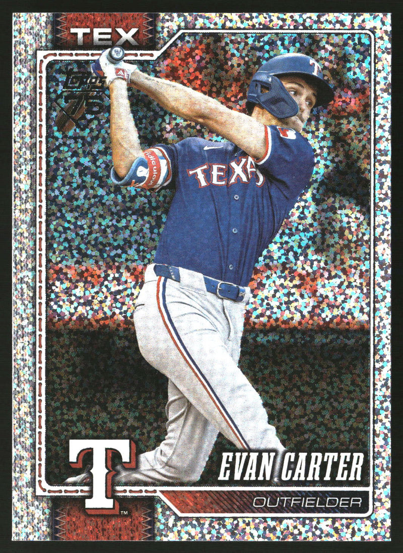 Evan Carter 2026 Topps #110 Confetti