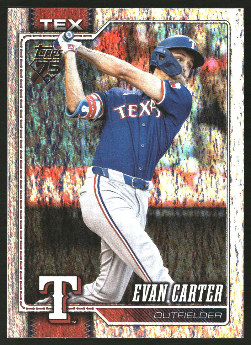 Evan Carter 2026 Topps #110 Holo Foil