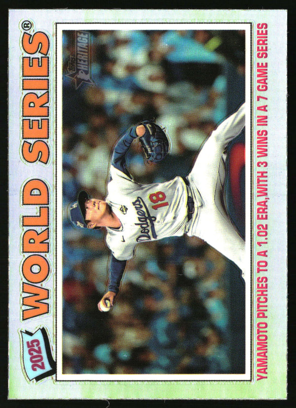 World Series Highlights WSHL 2026 Topps Heritage #313 Chrome Refractors