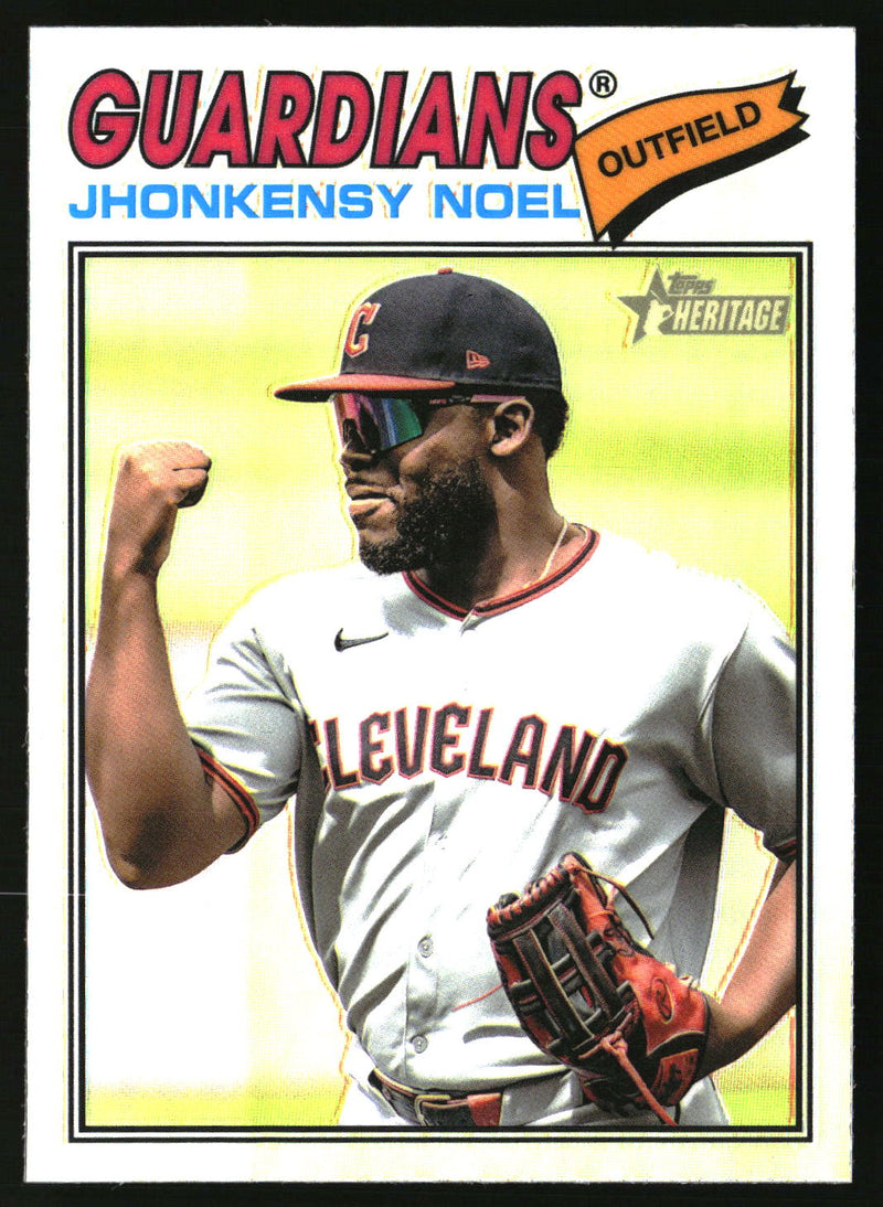 Jhonkensy Noel 2026 Topps Heritage #197 Chrome Refractors