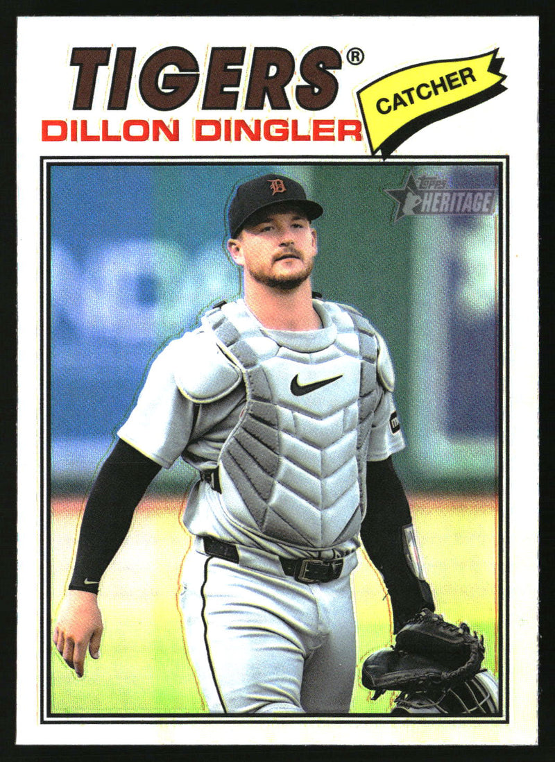 Dillon Dingler 2026 Topps Heritage #73 Chrome Refractors