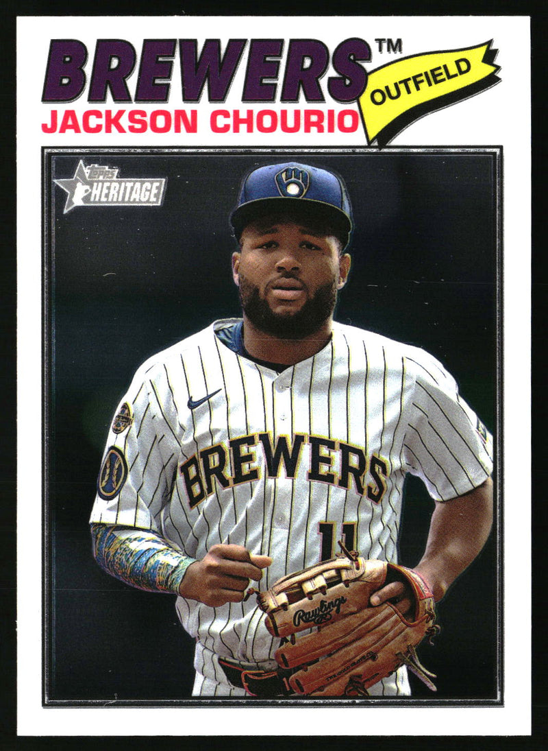 Jackson Chourio 2026 Topps Heritage #272 Chrome