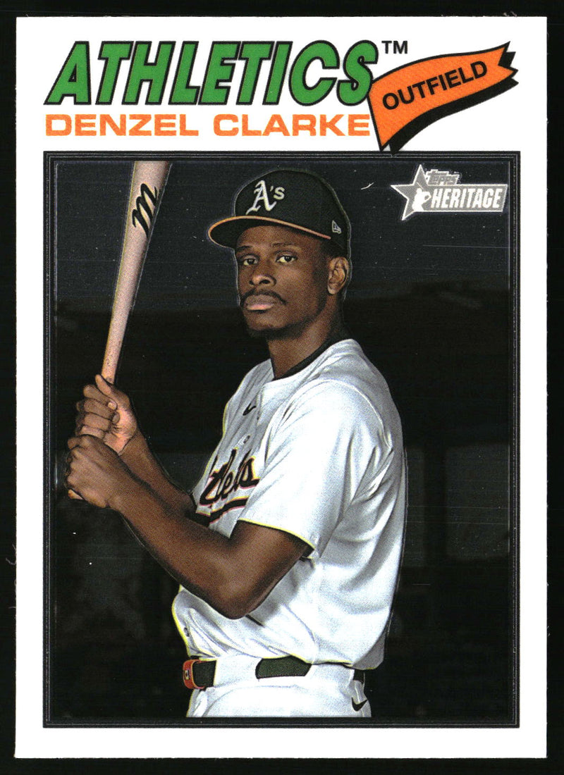 Denzel Clarke 2026 Topps Heritage #324 Chrome