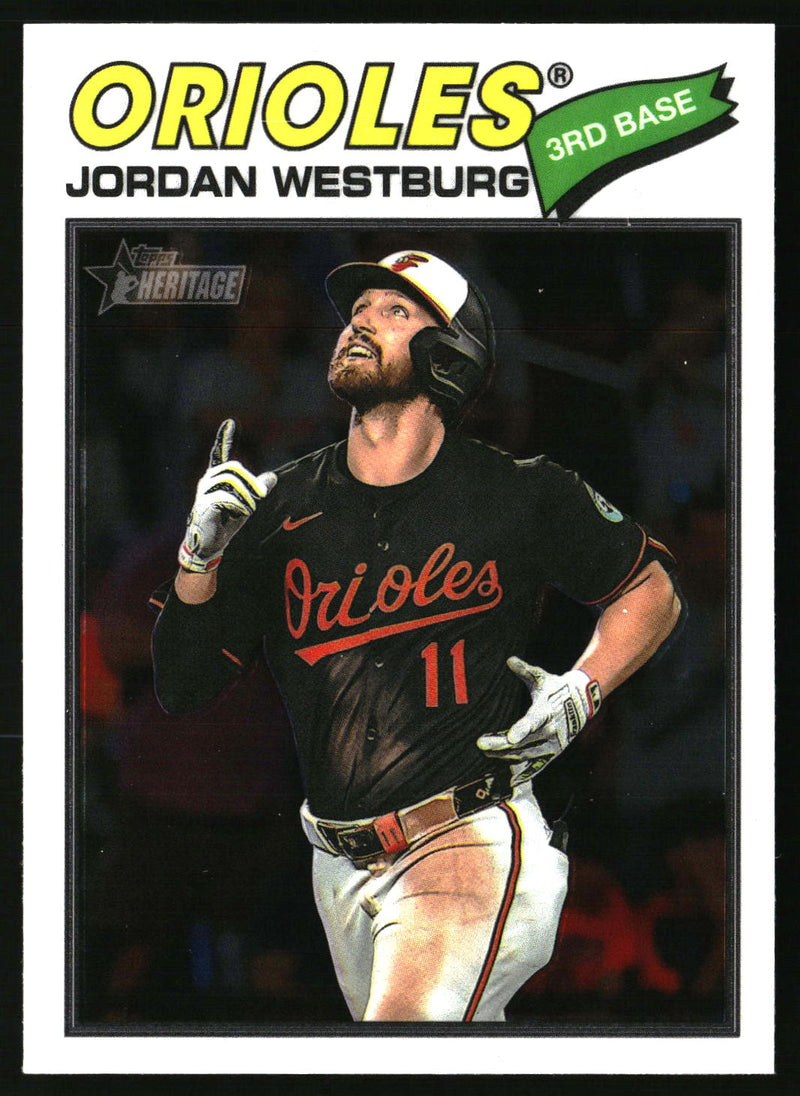 Jordan Westburg 2026 Topps Heritage #184 Chrome