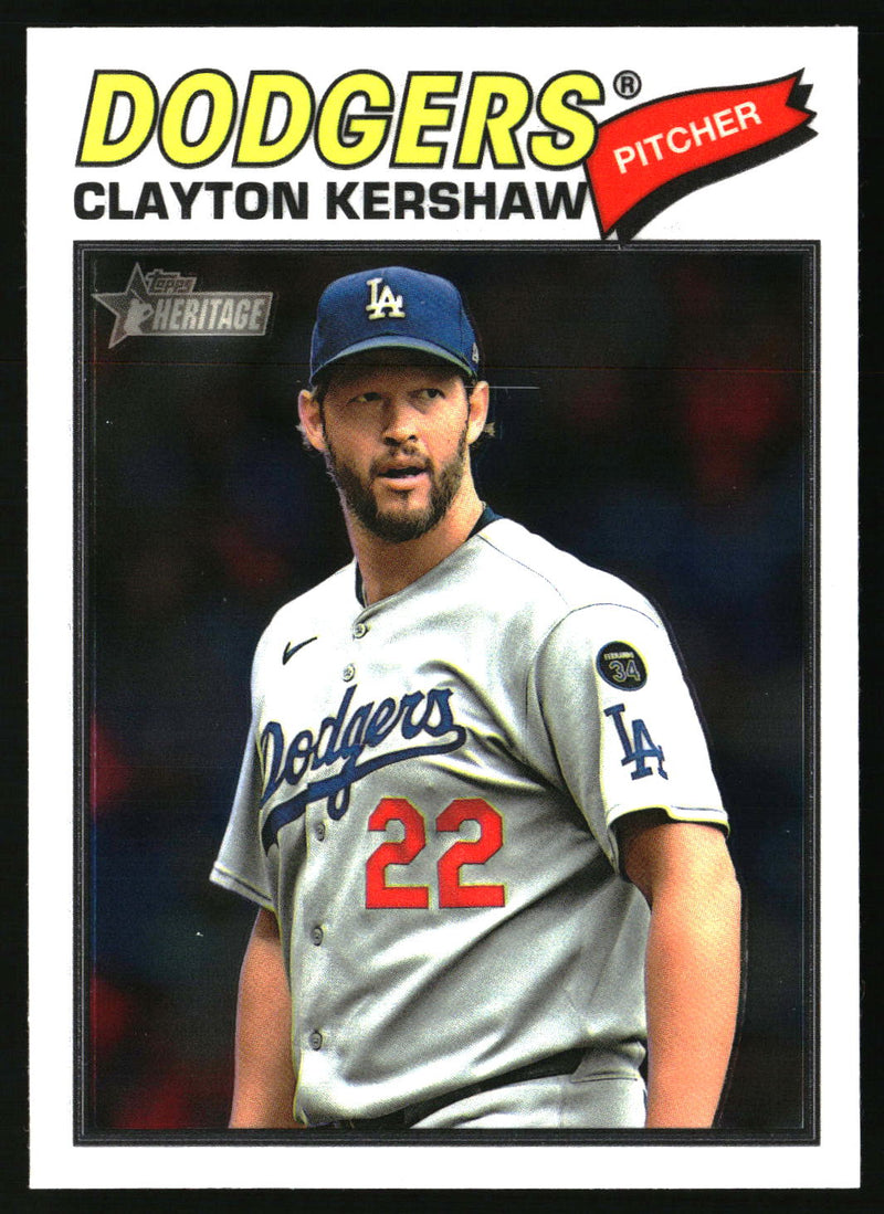 Clayton Kershaw 2026 Topps Heritage #190 Chrome