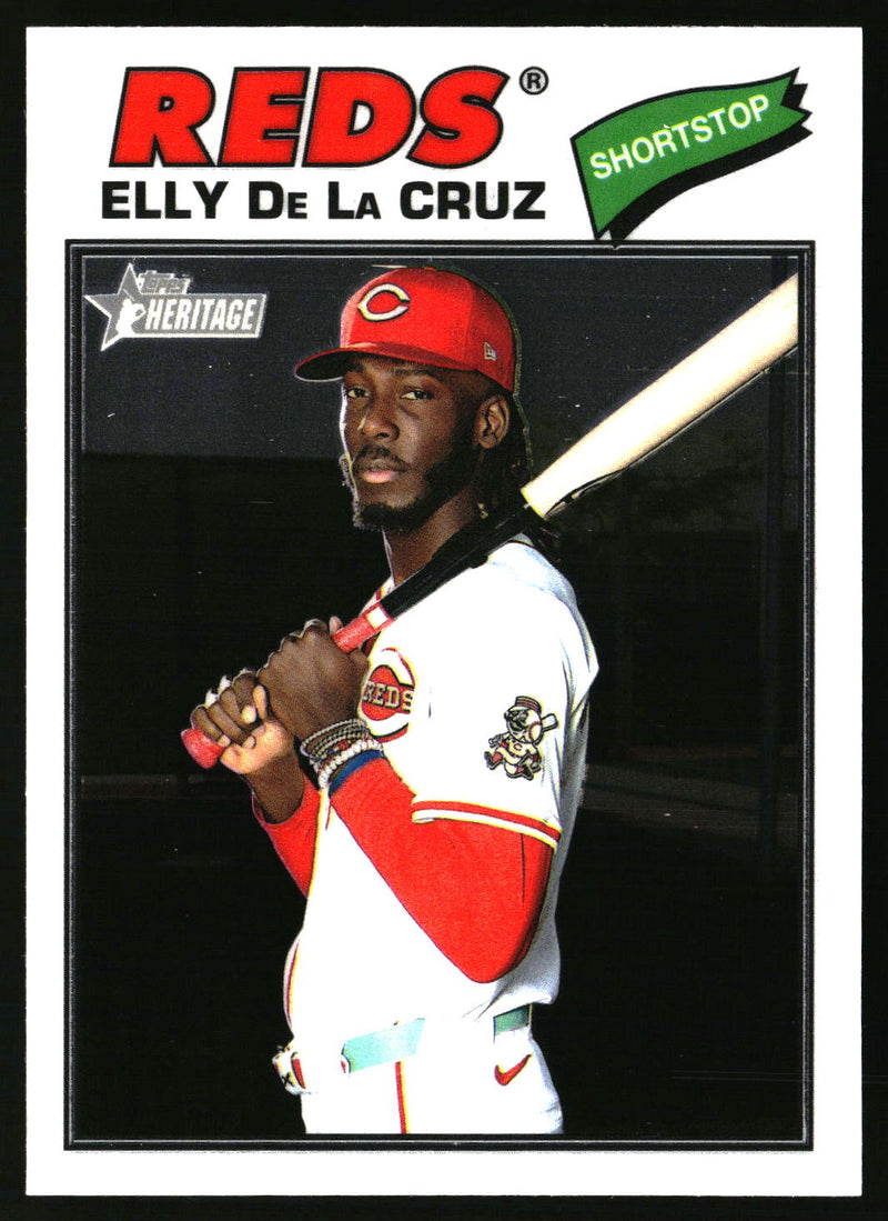 Elly De La Cruz 2026 Topps Heritage #70 Chrome