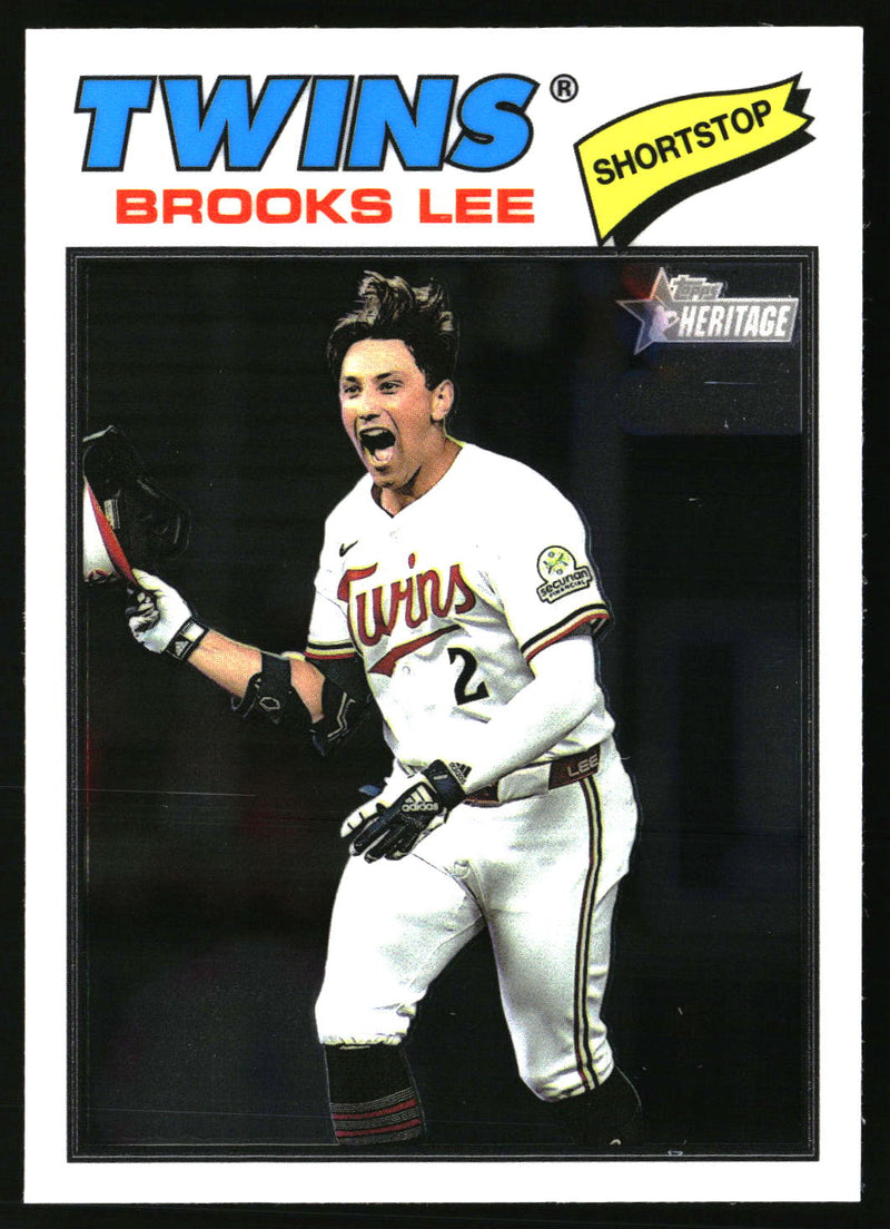 Brooks Lee 2026 Topps Heritage #60 Chrome