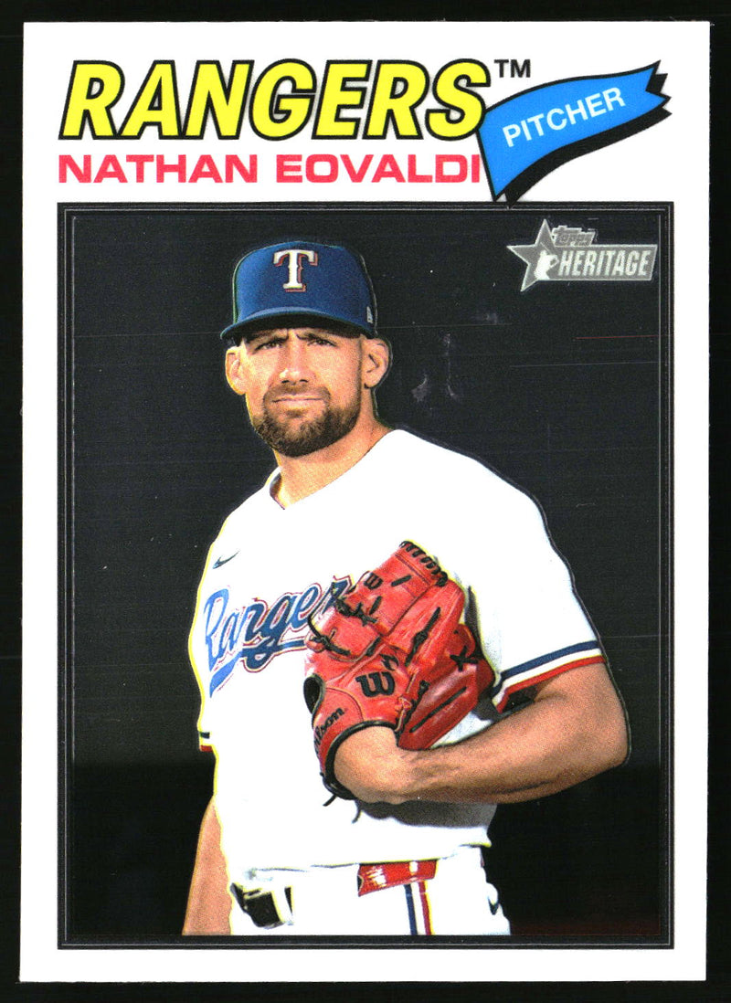 Nathan Eovaldi 2026 Topps Heritage #40 Chrome