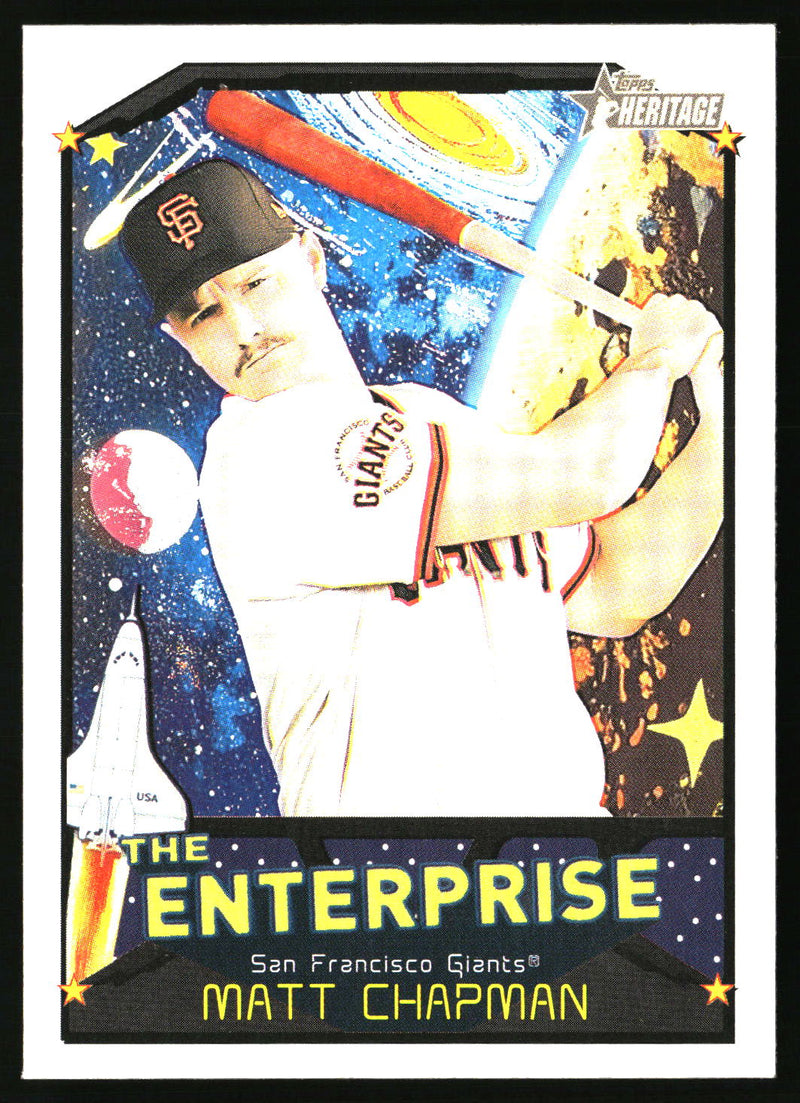 Matt Chapman 2026 Topps Heritage #TE-MC The Enterprise