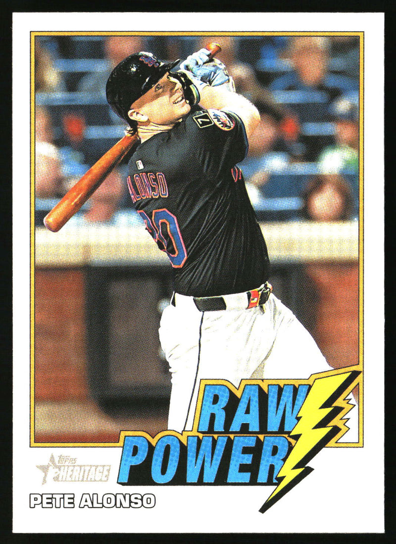 Pete Alonso 2026 Topps Heritage #RP-PA Raw Power