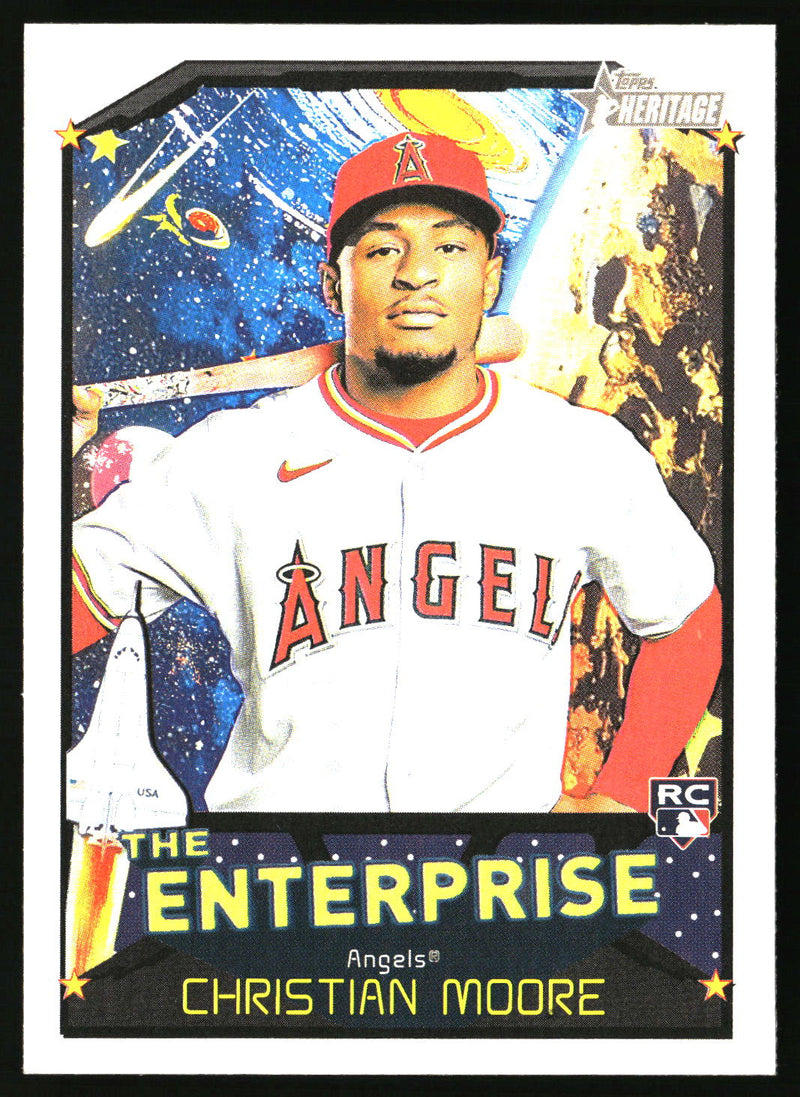 Christian Moore 2026 Topps Heritage #TE-CMO The Enterprise