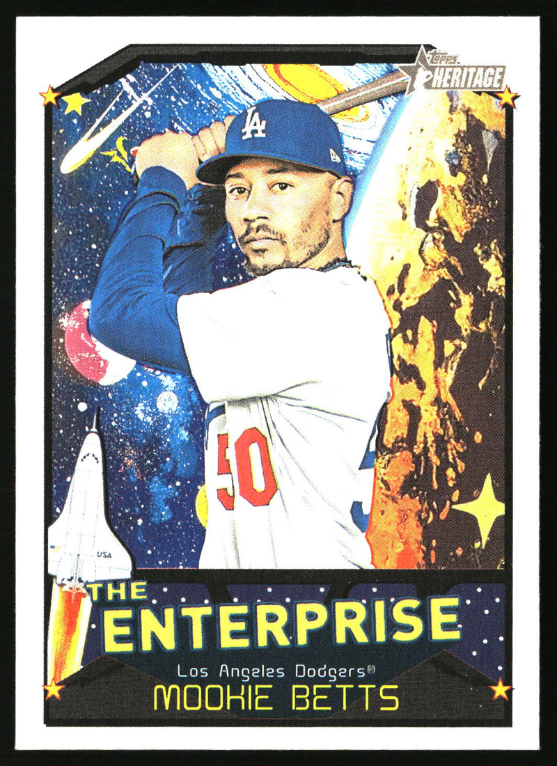 Mookie Betts 2026 Topps Heritage #TE-MB The Enterprise