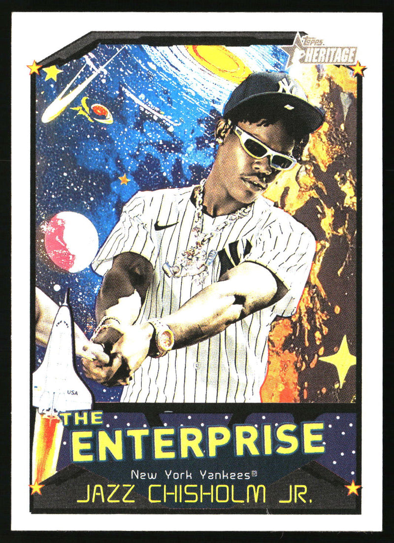 Jazz Chisholm Jr. 2026 Topps Heritage #TE-JCJ The Enterprise