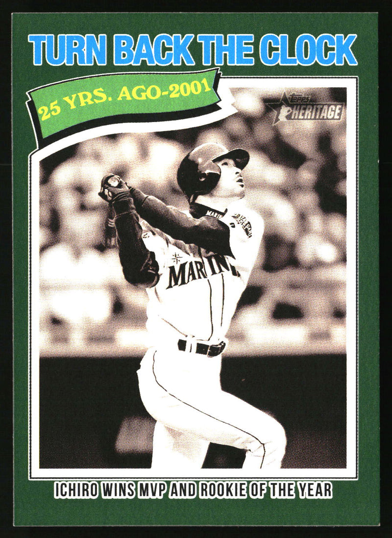 Ichiro 2026 Topps Heritage #337 Dark Green