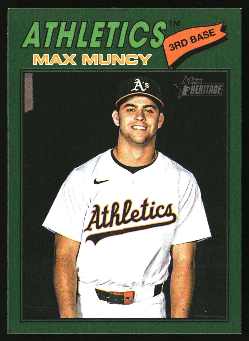 Max Muncy 2026 Topps Heritage #105 Dark Green