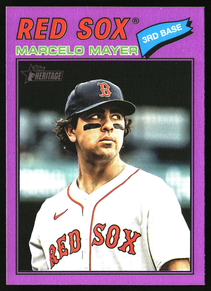 Marcelo Mayer 2026 Topps Heritage #356 Light Purple