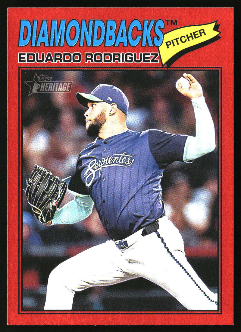 Eduardo Rodriguez 2026 Topps Heritage #288 Red