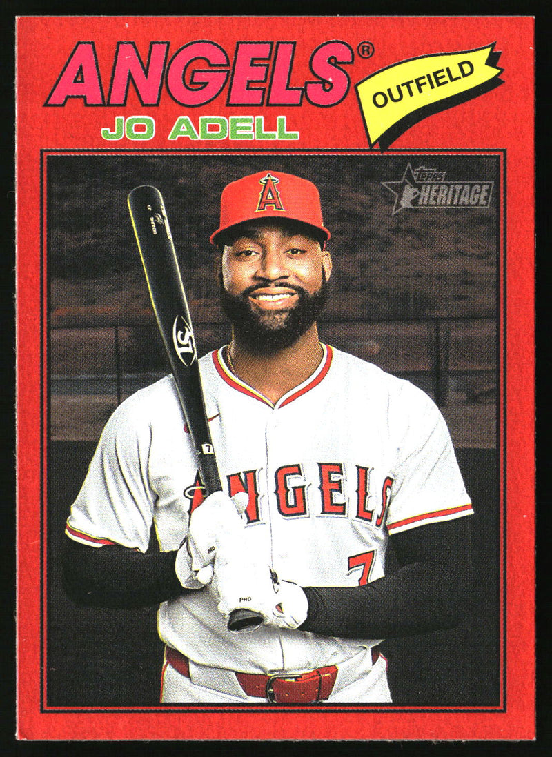 Jo Adell 2026 Topps Heritage #42 Red