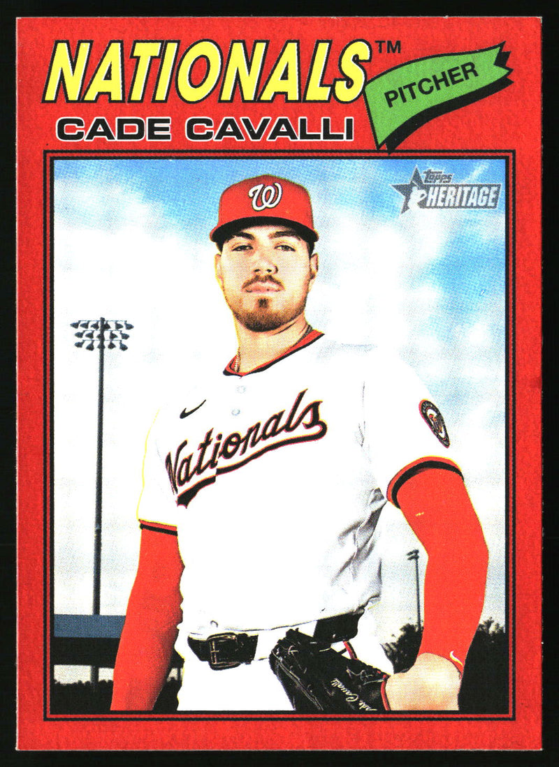 Cade Cavalli 2026 Topps Heritage #68 Red
