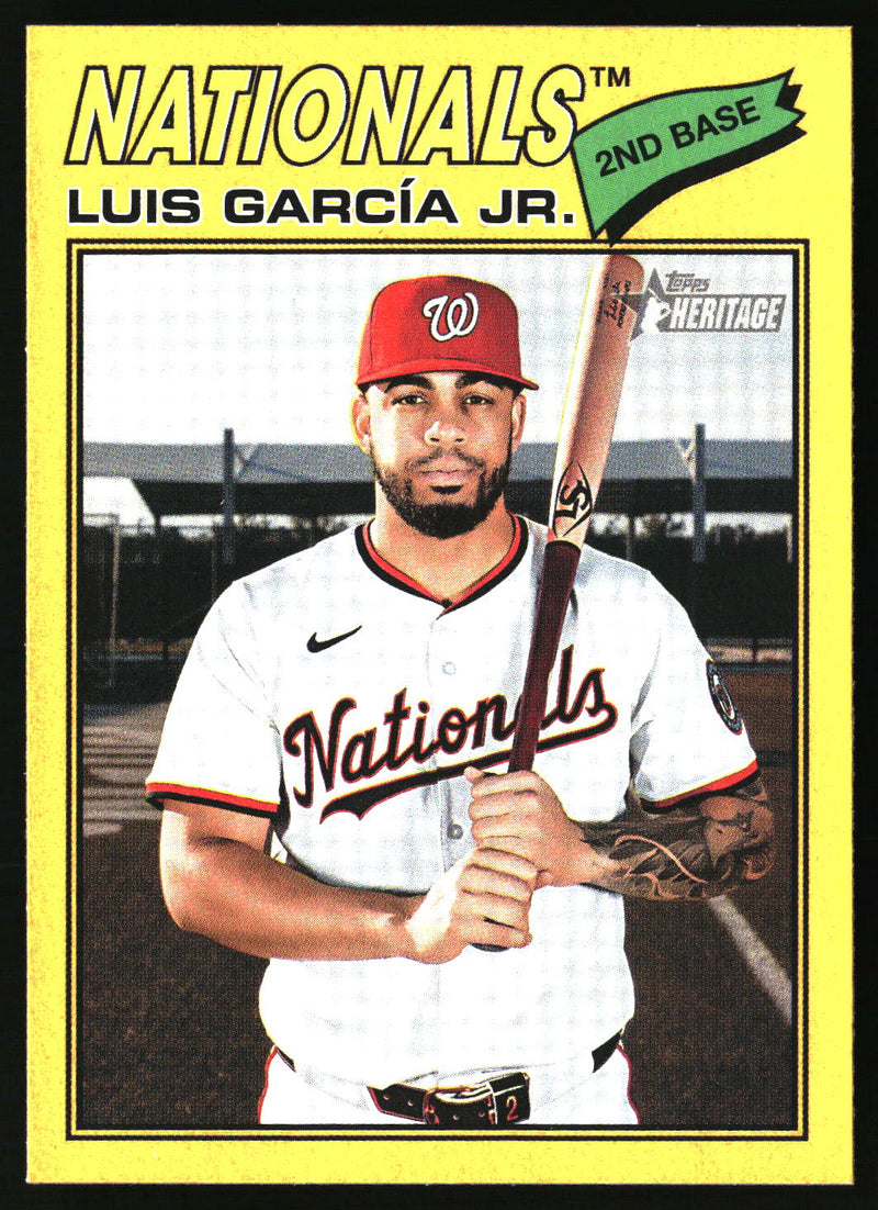 Luis García Jr. 2026 Topps Heritage #43 Dark Yellow