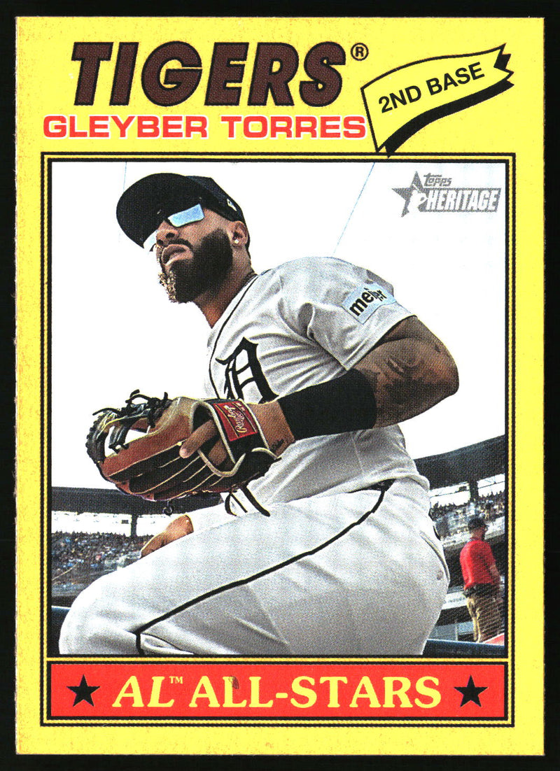 Gleyber Torres 2026 Topps Heritage #243 Dark Yellow