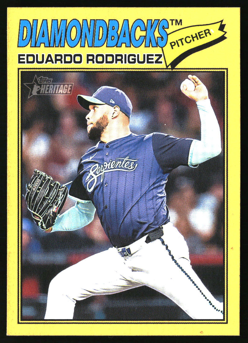 Eduardo Rodriguez 2026 Topps Heritage #288 Dark Yellow