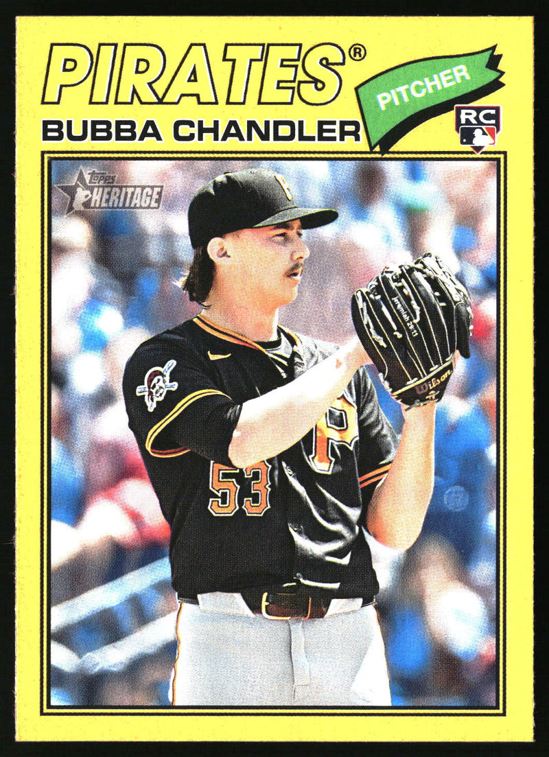 Bubba Chandler 2026 Topps Heritage #265 Dark Yellow RC