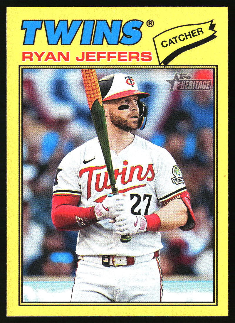Ryan Jeffers 2026 Topps Heritage #226 Dark Yellow