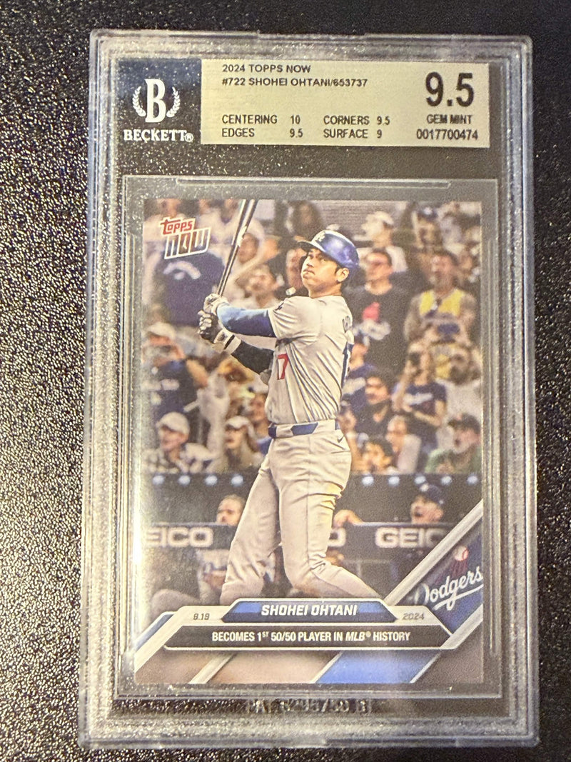 Shohei Ohtani #722 2024 Topps Now BGS 9.5
