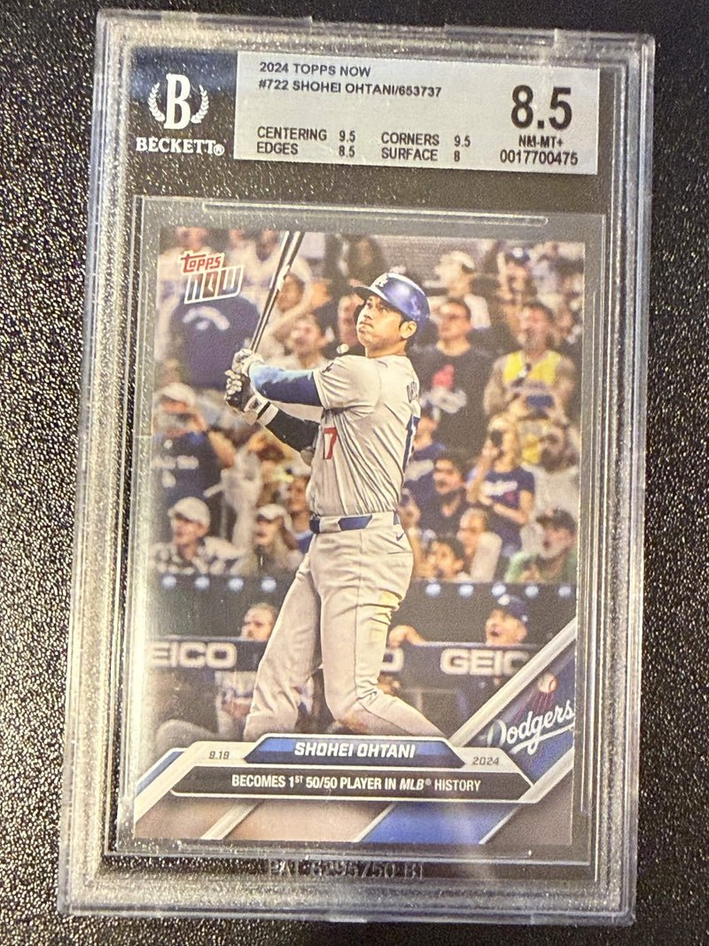 Shohei Ohtani #722 2024 Topps Now BGS 8.5