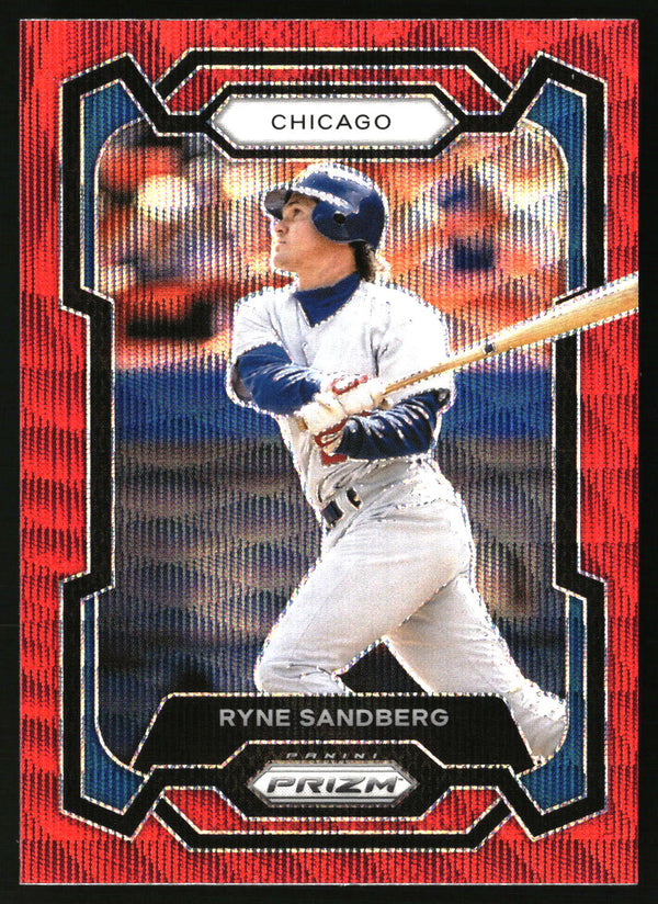 Ryne Sandberg 2024 Panini Prizm #211 Ruby Wave Prizms